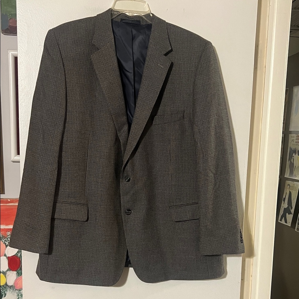 Petrocelli multi color 100% wool men’s single breasted sport coat